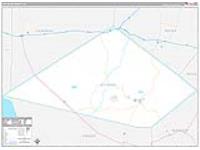 Jeff Davis, Tx Carrier Route Wall Map